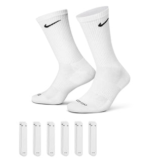Lot de 6 paires de chaussettes Nike Everyday Plus Cushioned Crew « Blanc » SX6897-100 (8-12)