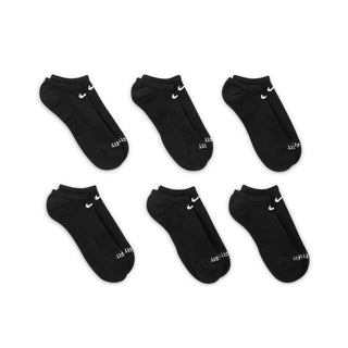 Nike Everyday Plus No Show Socks Black (6 pair) SX6898-010