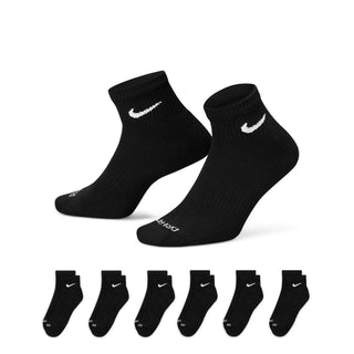 NIKE EVERYDAY PLUS ANKLE SOCKS (6 PAIR) 'BLACK' SX6899-010