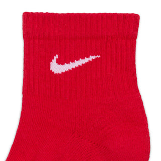 NIKE EVERYDAY ESSENTIAL CUSHIONED QUATER HIGH SOCKS MULTI COLOR SOCKS (6 PAIRS) SX6899-903