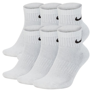 NIKE EVERYDAY CUSHIONED ANKLE SOCKS 6 PACK "WHITE" SX7669-100