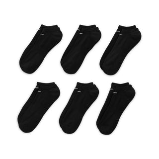 NIKE EVERYDAY CUSHIONED TRAINING NO-SHOW SOCKS 6-PACK "BLACK" SX7675-010