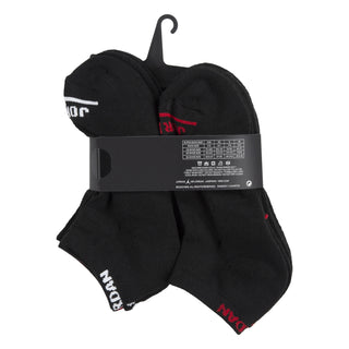 JORDNA KIDS NO SHOW SOCKS 6 PACK 'BLACK' BJ0450-023