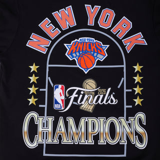 PRO STANDARD NEW YORK KNICKS NBA FINALS 2026 M RIB FLEECE PULLOVER HOODIE BNK5517765-BLK
