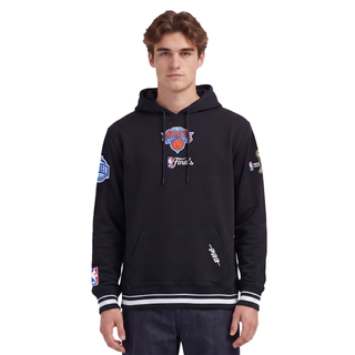 PRO STANDARD NEW YORK KNICKS NBA FINALS 2026 M RIB FLEECE PULLOVER HOODIE BNK5517765-BLK