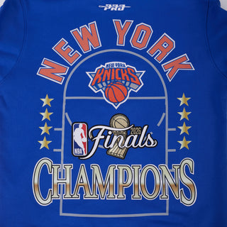 PRO STANDARD NEW YORK KNICKS NBA FINALS 2026 M RIB FLEECE PULLOVER HOODIE BNK5517765-ROR
