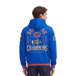 PRO STANDARD NEW YORK KNICKS NBA FINALS 2026 M RIB FLEECE PULLOVER HOODIE BNK5517765-ROR