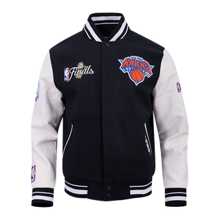 PRO STANDARD NEW YORK KNICKS 2026 NBA CHAMPIONSHIP RIB WOOL VARSITY JACKET BNK6517766-BLW