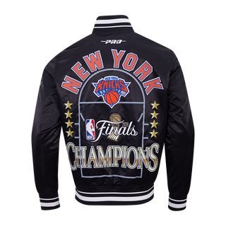 PRO STANDAR NEW YORK KNICKS 2026 NBA CHAMPIONSHIP PRO SATIN JACKET BNK6517767-BLK