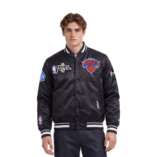 PRO STANDAR NEW YORK KNICKS 2026 NBA CHAMPIONSHIP PRO SATIN JACKET BNK6517767-BLK