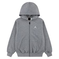 KIDS JORDAN BROOKLYN FLEECE "GREY/HEATHER"95F115-GEH