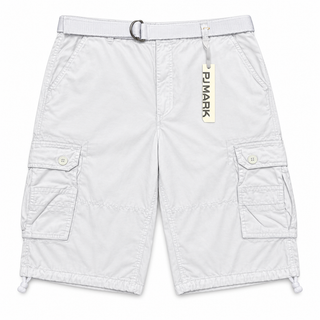 MEN'S PJ MARK CARGO SHORTS "WHITE"