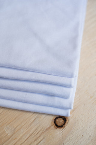 RADANA TEX BASIC TEES WHITE (5 FOR 40)