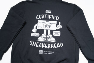 SAM TABAK CERTIFIED SNEAKERHEAD HOODIE 'BLACK'