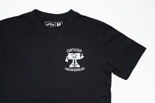SAM TABAK CERTIFIED SNEAKERHEAD TEE 'BLACK'