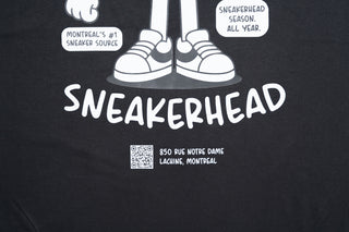 SAM TABAK CERTIFIED SNEAKERHEAD TEE 'BLACK'