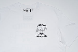 SAM TABAK CERTIFIED SNEAKERHEAD TEE 'WHITE'