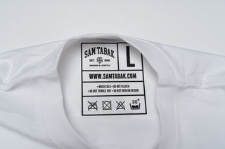 SAM TABAK CERTIFIED SNEAKERHEAD TEE 'WHITE'