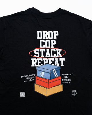 SAM TABAK SNEAKER STACK TEE 'BLACK'