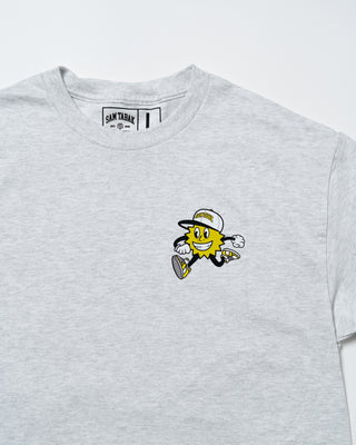 SAM TABAK 'BALL OF SUNSHINE' T-SHIRT 'ASH GREY'