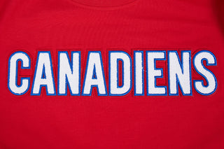 PRO STANDARD MONTREAL CANADIENS CLASSIC CHENILLE TEE "RED" HMC160586-RED