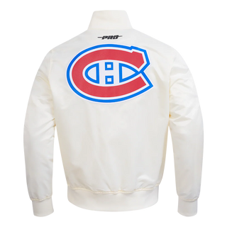 PRO STANDARD MONTREAL CANADIENS CLASSIC SATIN JACKET "EGGSHELL" HMC660928-EGG