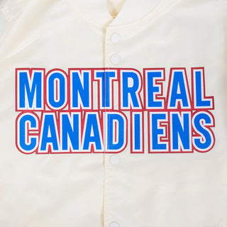 PRO STANDARD MONTREAL CANADIENS CLASSIC SATIN JACKET "EGGSHELL" HMC660928-EGG