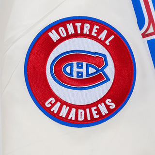 PRO STANDARD MONTREAL CANADIENS CLASSIC SATIN JACKET "EGGSHELL" HMC660928-EGG