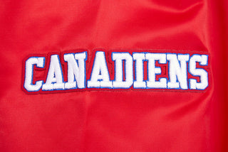 PRO STANDARD MONTREAL CANADIENS RETRO CLASSIC RIB SATIN JACKET "RED" HMC667180-RED