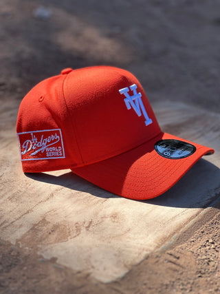NEW ERA 9FORTY A-FRAME UPSIDE DOWN LA DODGERS "ORANGE" WORLD SERIES
