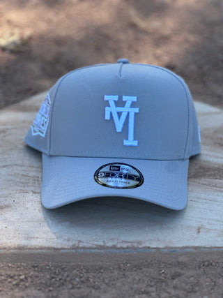 NEW ERA 9FORTY A-FRAME UPSIDE DOWN LA DODGERS "GREY" WORLD SERIES 2020