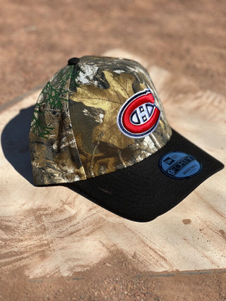 NEW ERA 9FORTY A-FRAME MONTREAL CANADIENS "REAL TREE/RED"