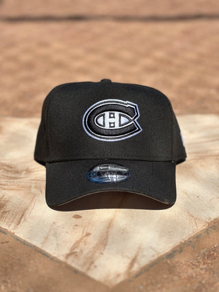 NEW ERA 9FORTY A-FRAME MONTREAL CANADIENS "BLACK/WHITE"