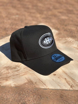 NEW ERA 9FORTY A-FRAME MONTREAL CANADIENS "BLACK/WHITE"
