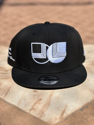 NEW ERA 59FIFTY SNAPBACK LACHINE LOGO "BLACK WHITE" NOTRE VILLE-NOTRE-DAME-NOTRE VILLE