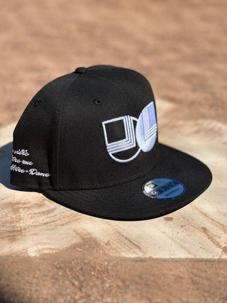 NEW ERA 59FIFTY SNAPBACK LACHINE LOGO "BLACK WHITE" NOTRE VILLE-NOTRE-DAME-NOTRE VILLE