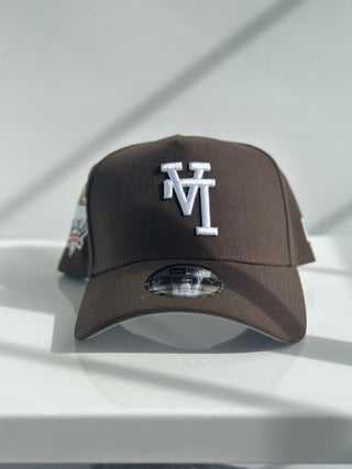 NEW ERA 9FORTY A-FRAME UPSIDE DOWN LA DODGERS "MOCHA" 40TH ANN DODGERS STADIUM
