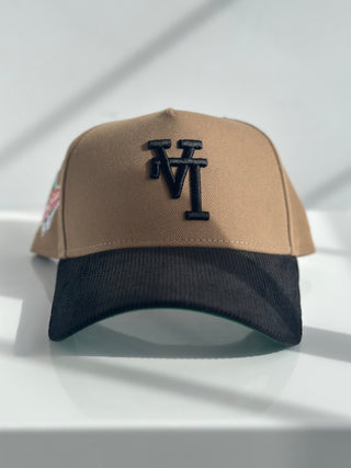 NEW ERA 9FORTY A-FRAME UPSIDE DOWN LA DODGERS "BROWN/BLACK" CORDUROY BRIM 1988 WORLD SERIES