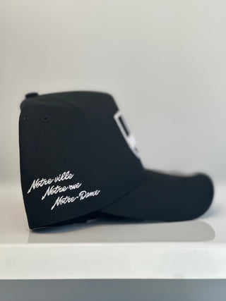 NEW ERA 9FORTY A-FRAME LACHINE NOTRE VILLE/NOTRE RUE/NOTRE-DAME "BLACK/WHITE"