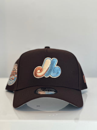 NEW ERA 9FORTY A-FRAME MONTREAL EXPOS CHESTNUT "35TH ANNIVERSARY" GREY UV (Copy)
