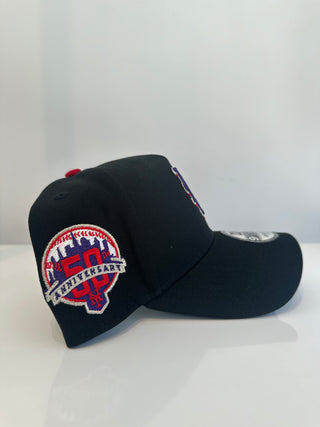 NEW ERA 9FORTY A-FRAME N.Y METS PURPLE/RED "50TH ANNIVERSARY" PURPLE UV