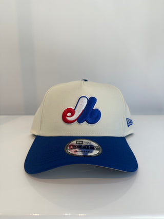 NEW ERA 9FORTY A-FRAME MONTREAL EXPOS CLASSIC OG CREAM/BLUE/RED GREY UV