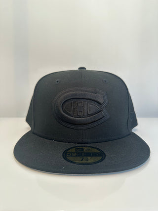 NEW ERA 59FIFTY MONTREAL CANADIENS TRIPLE BLACK 60767752