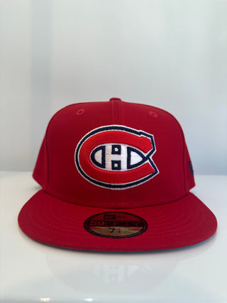 NEW ERA 59FFITY MONTREAL CANADIENS TRIPLE RED FITTED 60646430
