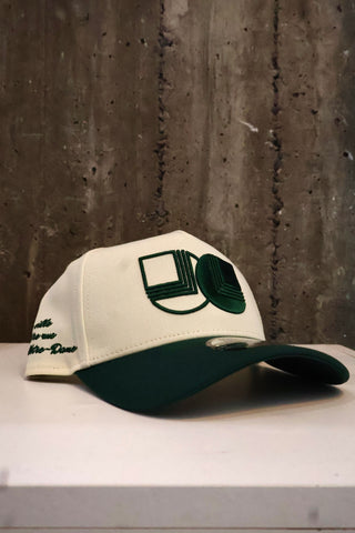 NEW ERA 9FORTY A-FRAME LACHINE "CREAM/GREEN" GREEN UV