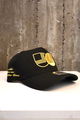 NEW ERA 9FORTY A-FRAME LACHINE "BLACK/GOLD" BLACK UV