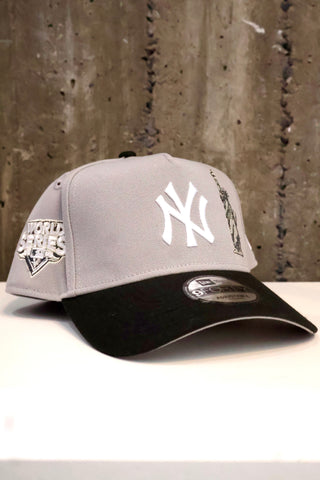 NEW ERA 9FORTY A-FRAME NY YANKEES "GREY/BLACK" STATUE OF LIBERTY GREY UV