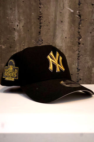 NEW ERA 9FORTY A-FRAME NY YANKEES "GOLD/SILVER" WORLD SERIES 2024 GREY UV