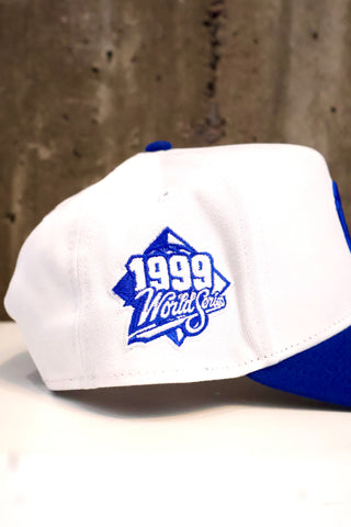 NEW ERA 9FORTY A-FRAME NY YANKEES "WHITE/BLUE" 1999 WORLD SERIES GREY UV