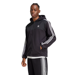 Sweat à capuche en polaire Adidas pour homme « Noir » IZ4802